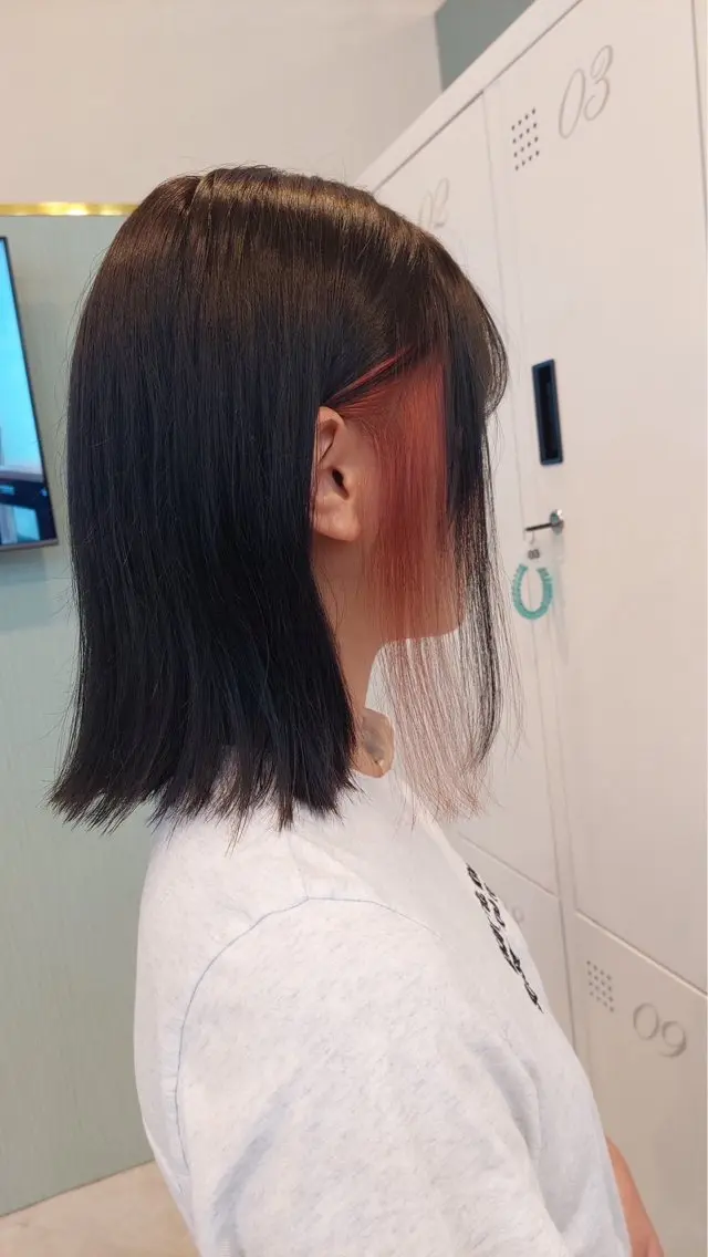 ショート カラー Agu hair 浅原 心のヘアスタイル