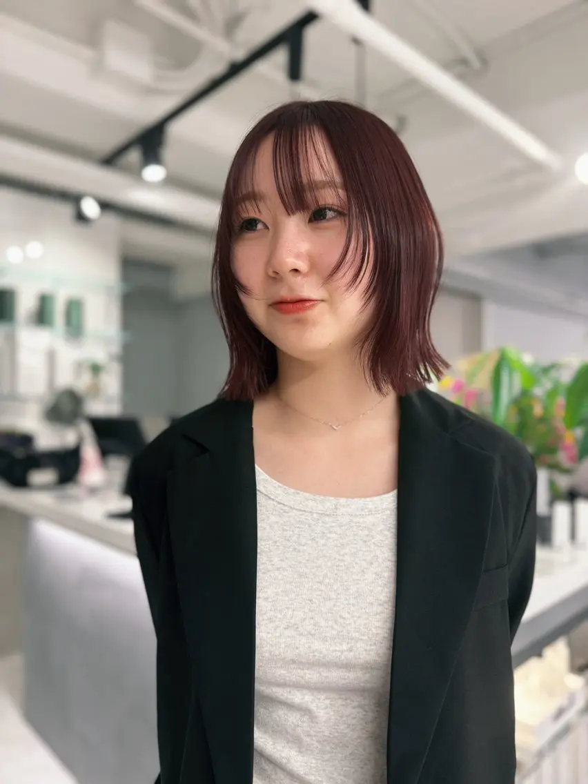 カット ヘアカラー sena⌇ベージュ⌇ ブリーチなしWカラーのヘアスタイル