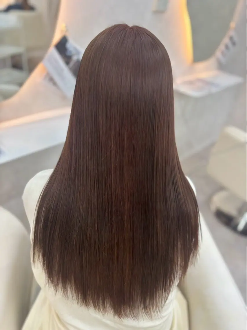 ロング カラー 髪質改善 トリートメント ヘアカラー トリートメント 🍓nonoka🍓 カラーモデル募集中✨のヘアスタイル