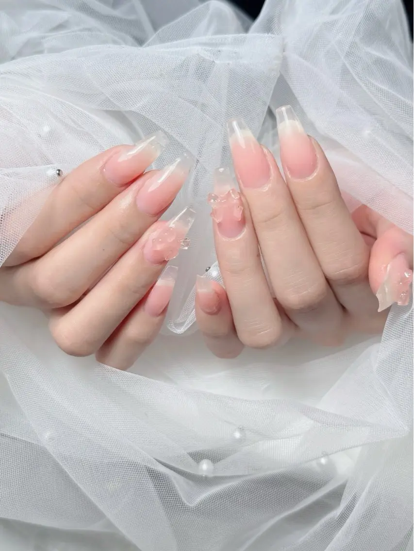 ネイル アートネイル 韓国ネイル 持ち込み ワンホンネイル ハンドネイル Lenie Nail Salonのネイルデザイン