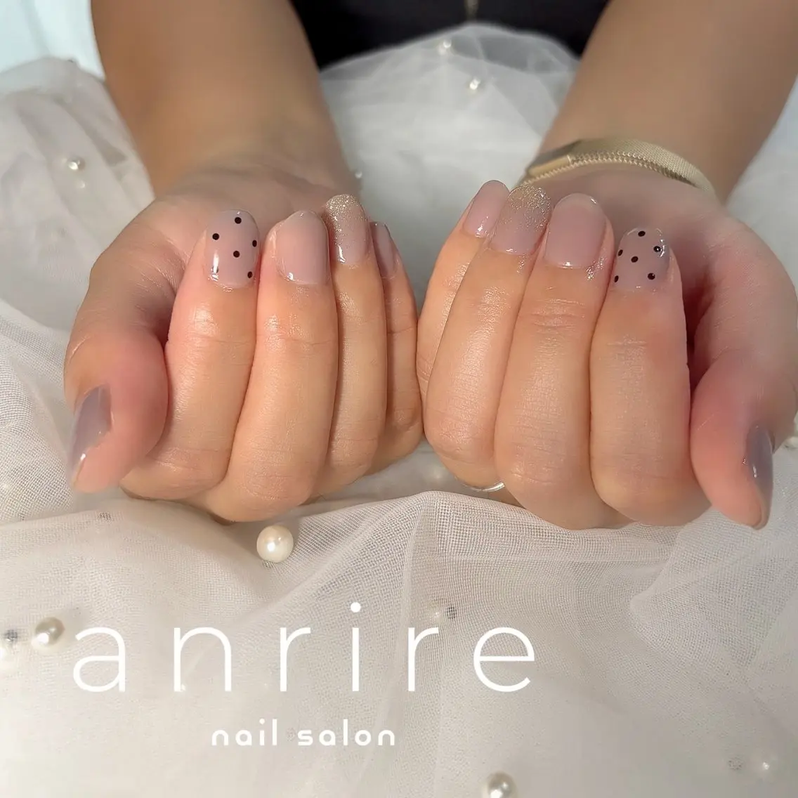ネイル ドット ハンドネイル anrire ☆Nahoのネイルデザイン
