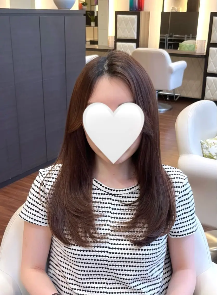 ロング レイヤーカット ショートカット 🖤ikoiのヘアスタイル