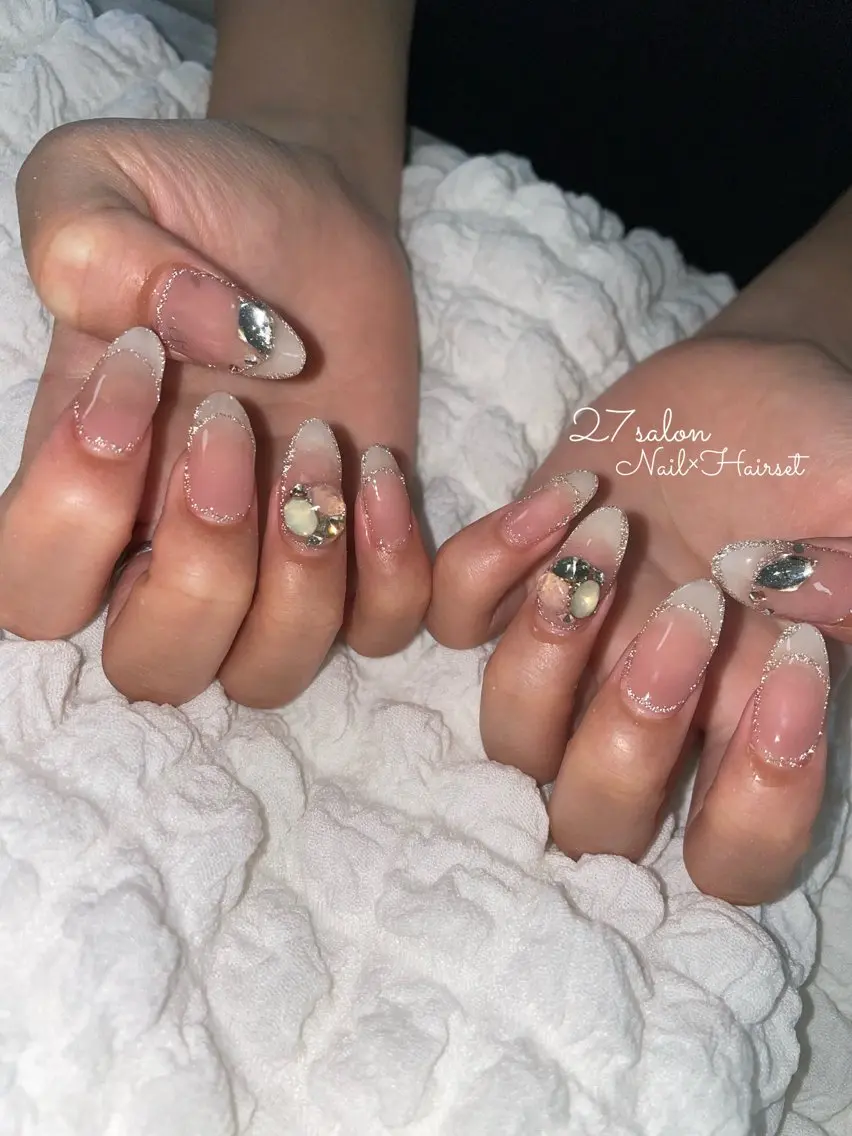 ネイル フラッシュネイル ワンホンネイル 27salon yuinaのネイルデザイン