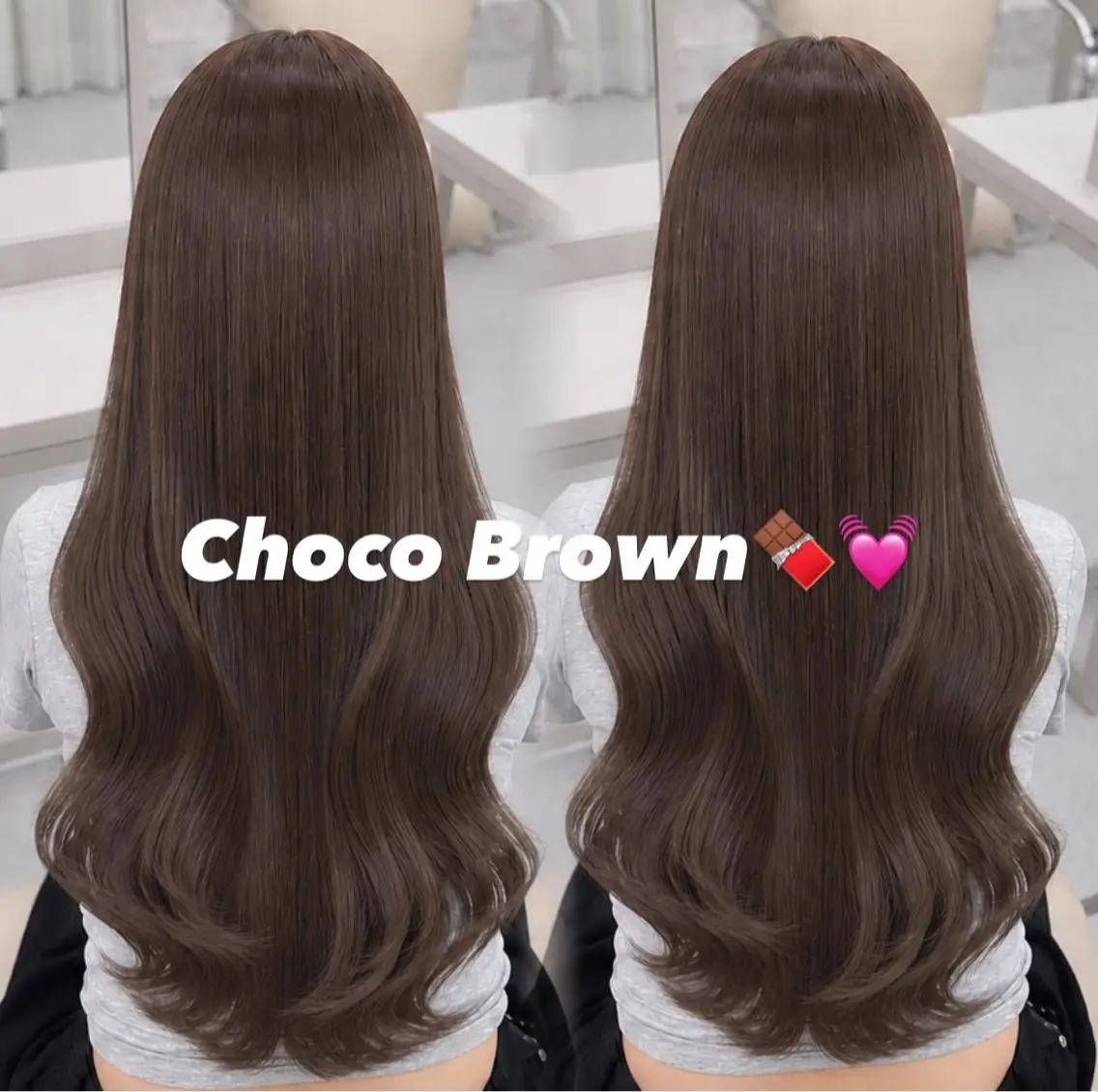 ロング カラー 髪質改善 ロング トリートメント coco ウナのヘアスタイル