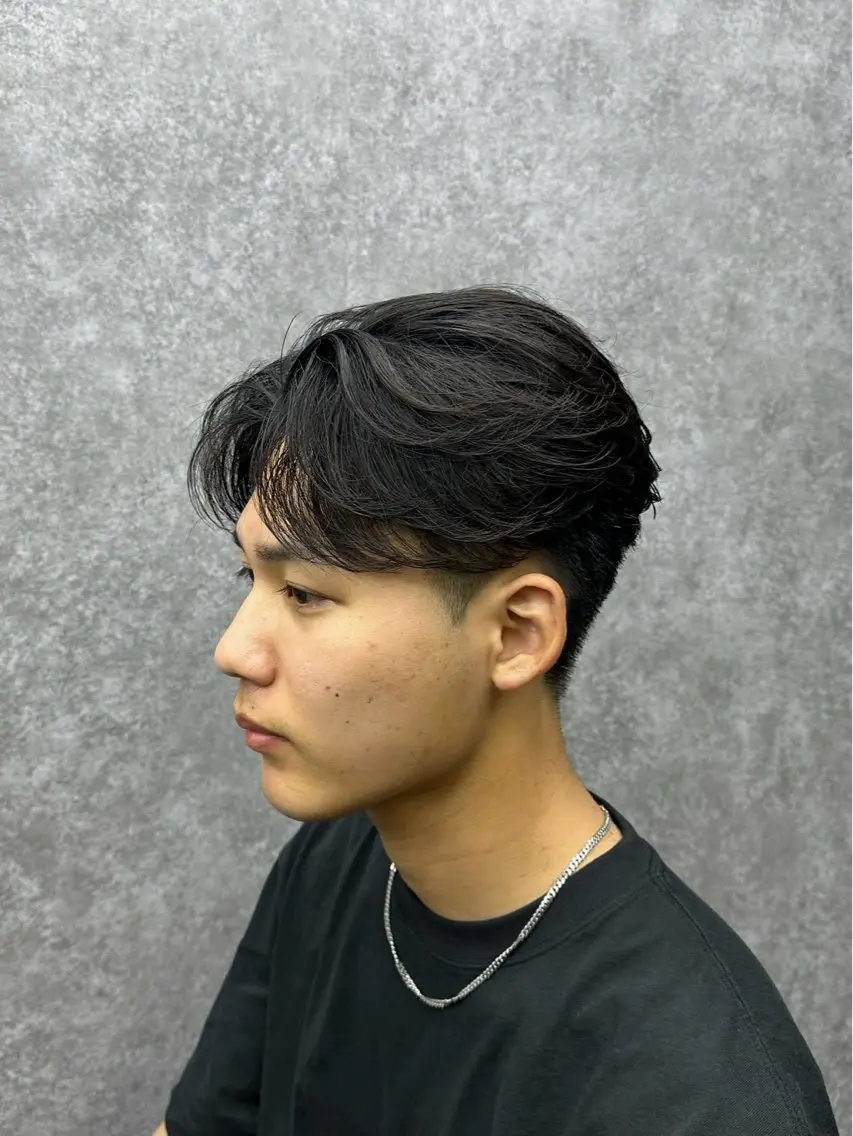 パーマ メンズ センターパート特化 🌹RIO🌹のヘアスタイル