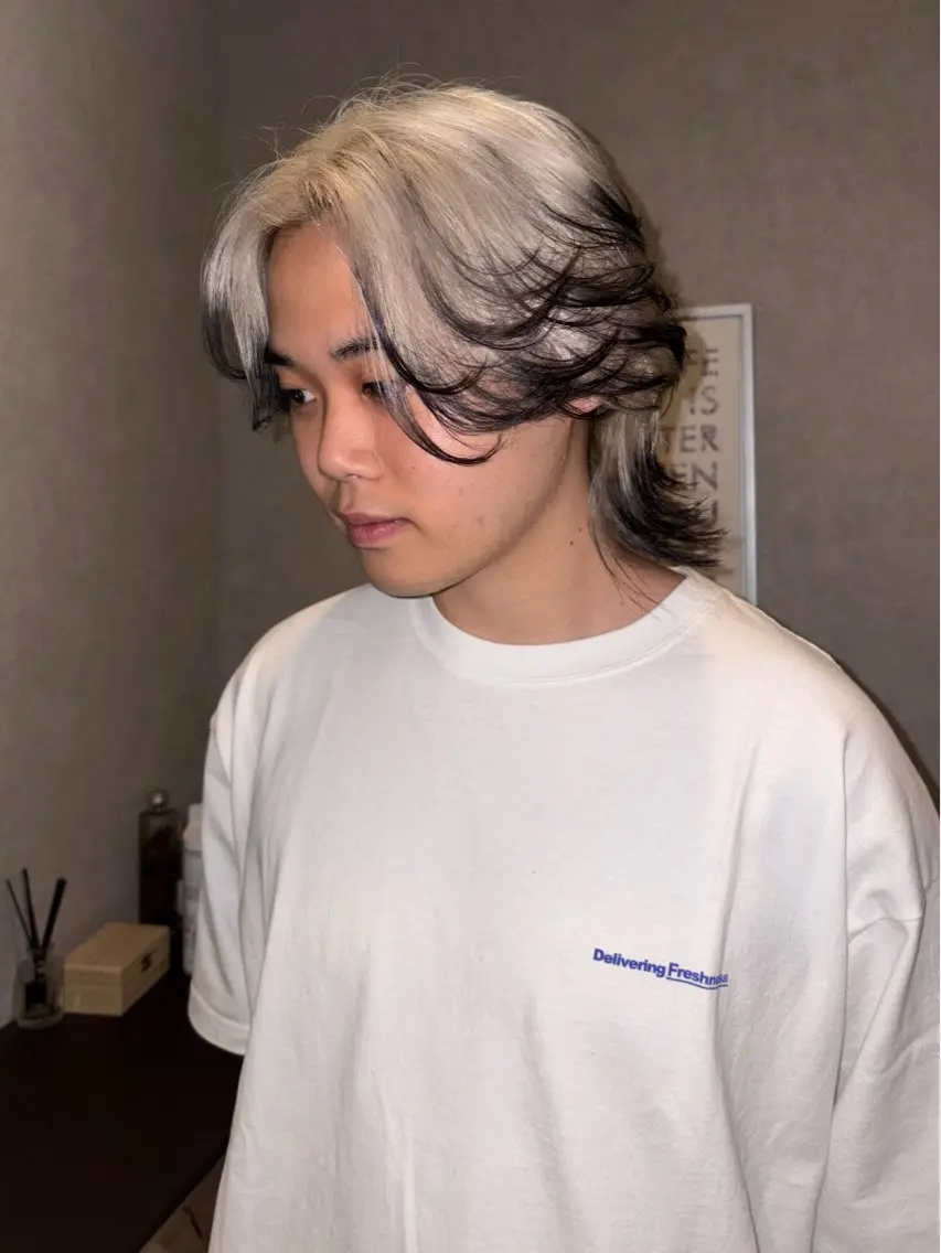カラー メンズ ヘアカラー 田所 煌斗のヘアスタイル