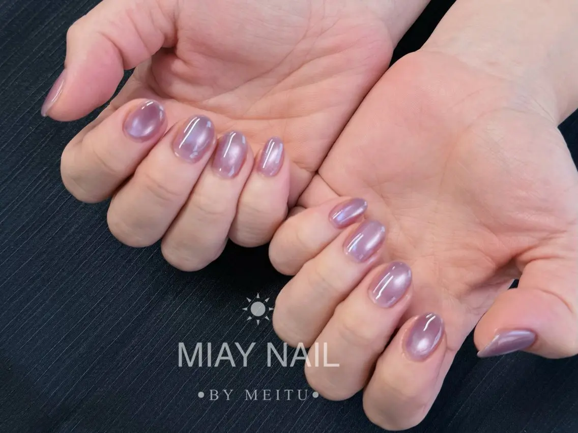 ネイル ハンドネイル 💜MIYA NAIL鶴見店のネイルデザイン