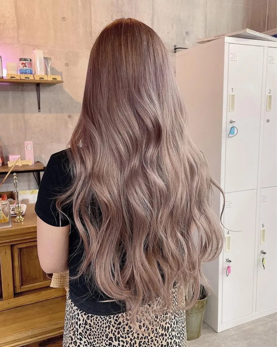 ロング カラー ベージュカラー ブリーチ ケアブリーチ ダブルカラー ハイトーンカラー ヘアカラー MIRAC河原崎 透【代表/オーナー】のヘアスタイル