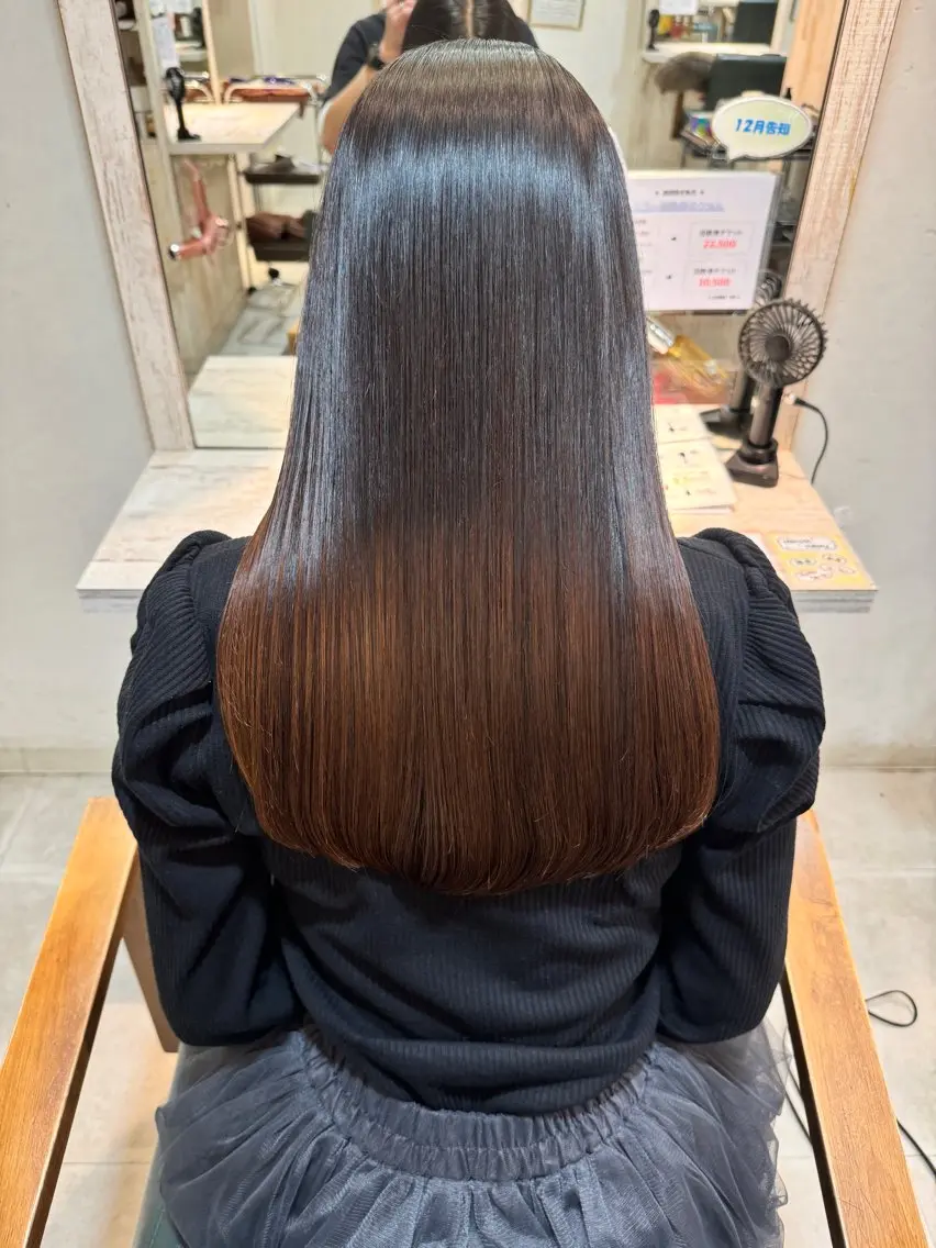 ロング 口コミ5.0🌈町田 👑美髪/縮毛矯正のヘアスタイル