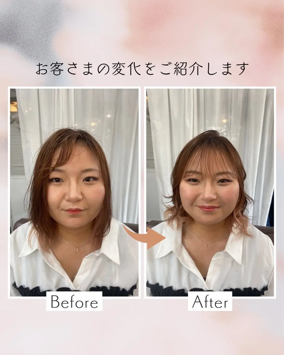 ヘアセット hair make もりした　ゆうのヘアスタイル