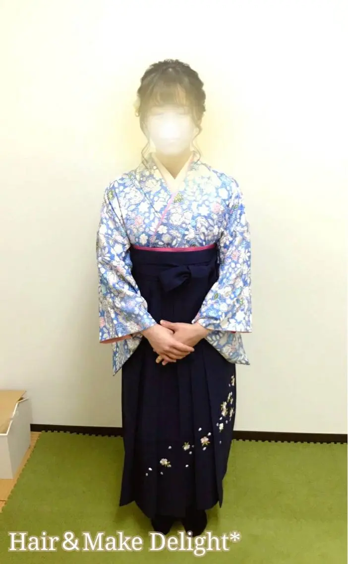 卒業式 袴着付け+ヘアセットの写真