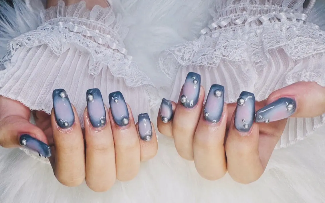 チップフォーム長さだし10本⭐️エアブラシネイル💅 ディサイン #オフあるの写真