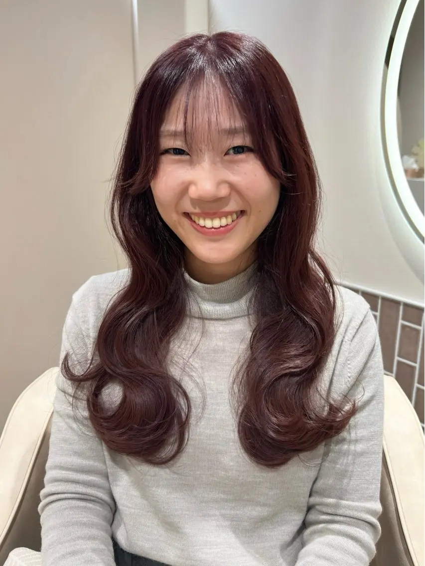 ロング 髪質改善 韓国風ヘア トリートメント lane HAIR 【大阪京橋】KISAのヘアスタイル