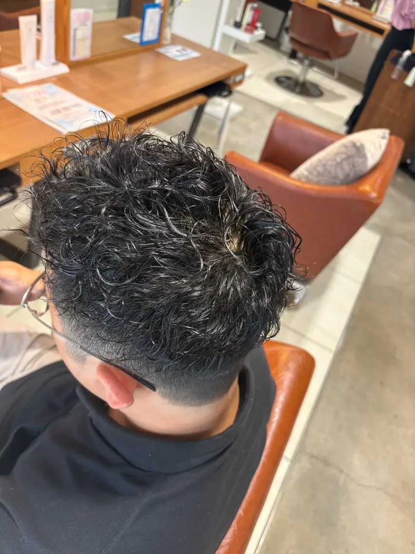 パーマ メンズ 川口 カワグチのヘアスタイル