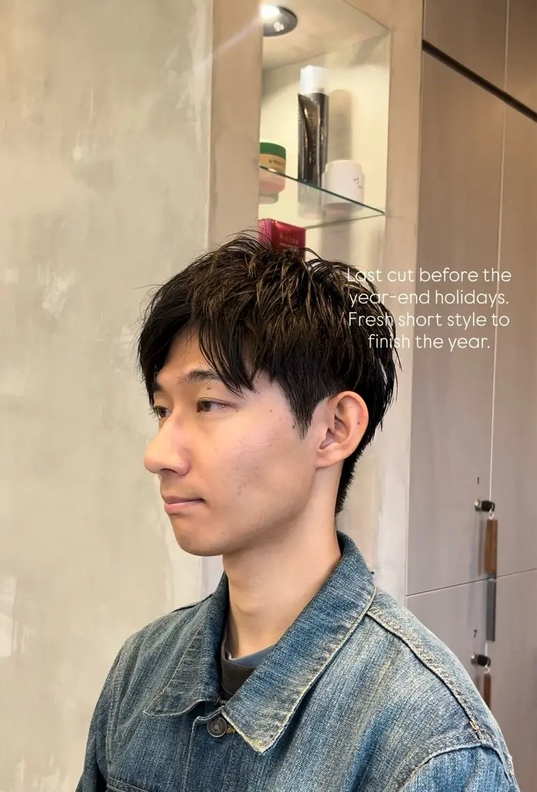 メンズ しずく🤍🧸 / fifthパーマのヘアスタイル