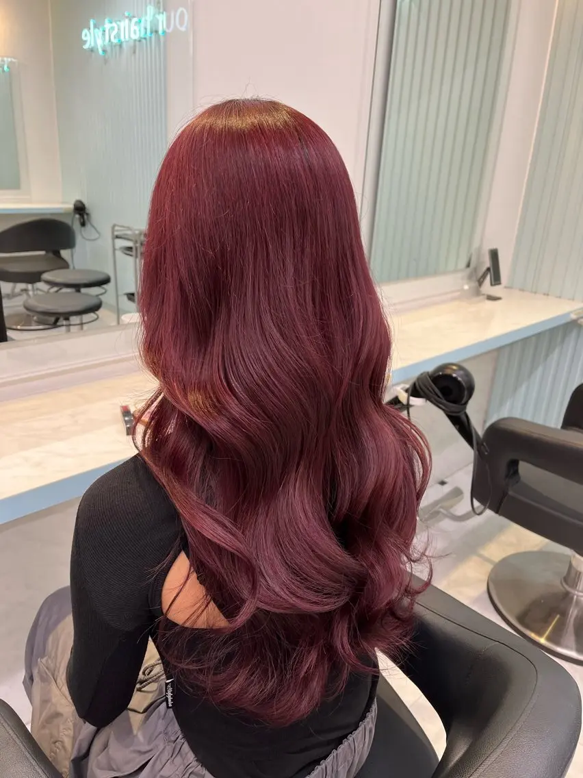 ロング カラー ヘアカラー トリートメント ブリーチカラー 🩵MIZUKIのヘアスタイル