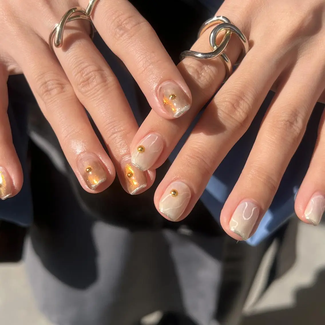 ネイル ニュアンスネイル nacre nail川崎のネイルデザイン