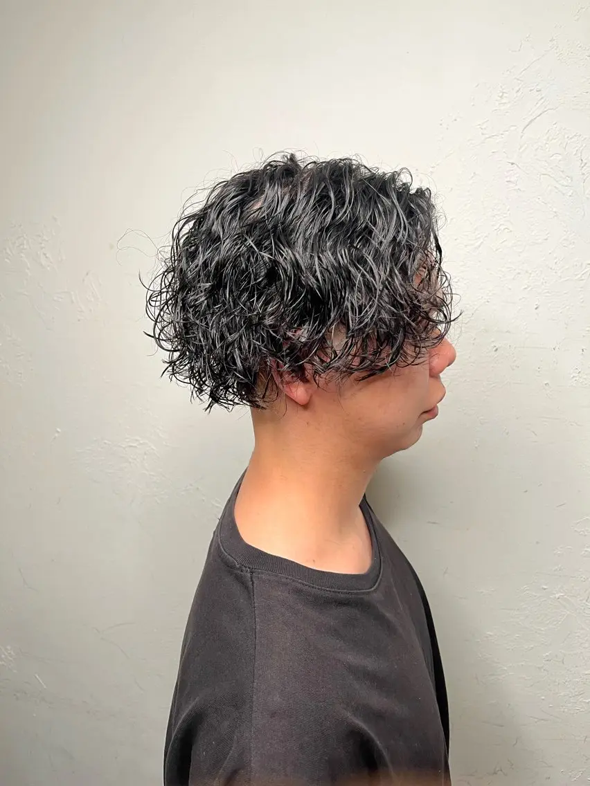 ショート パーマ メンズ カット パーマ トリートメント 💈メンズ特化💈 TASUKUのヘアスタイル