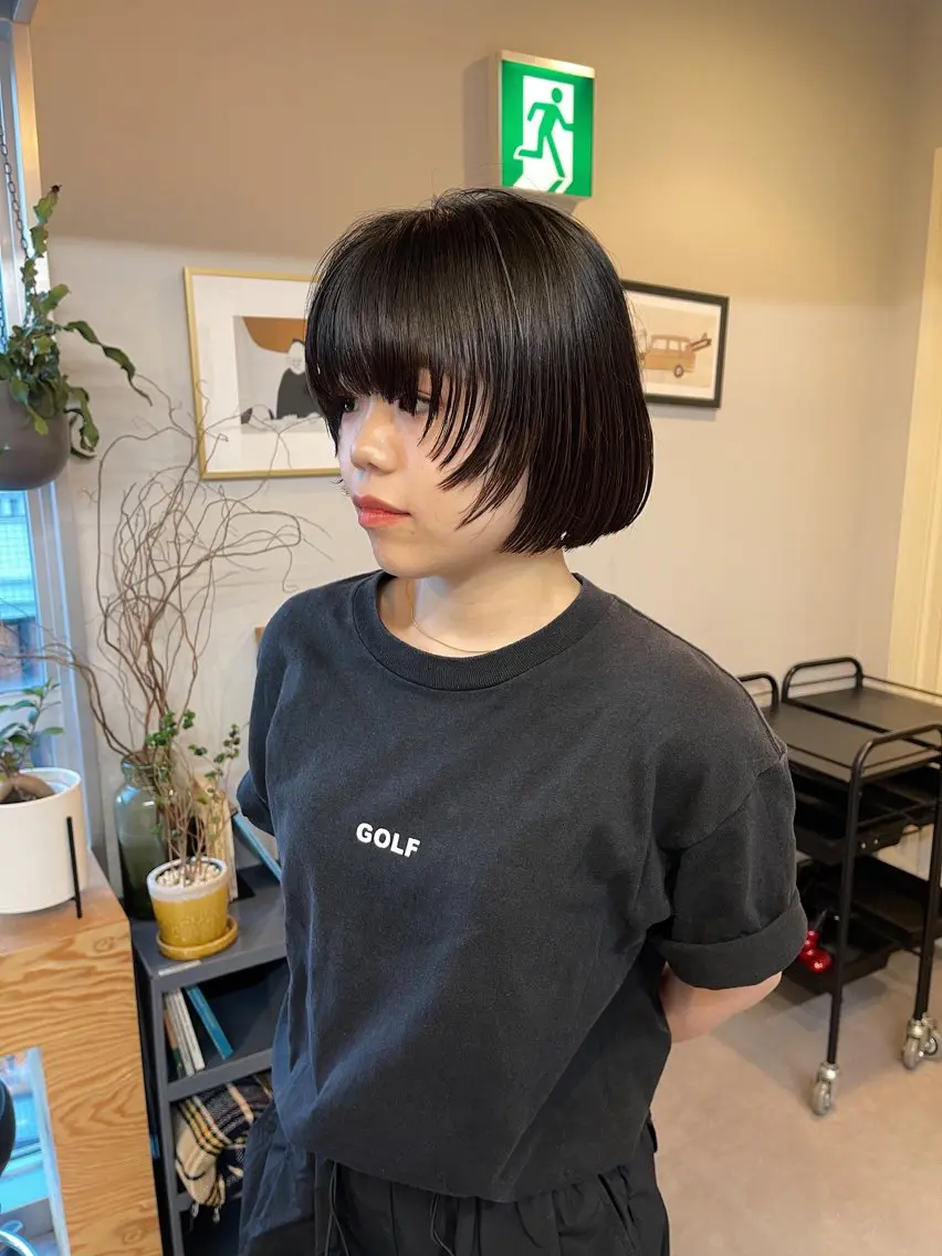 ショート カラー ボブ レイヤーカット 丁寧なカウンセリング 🌿KENTA🌿のヘアスタイル