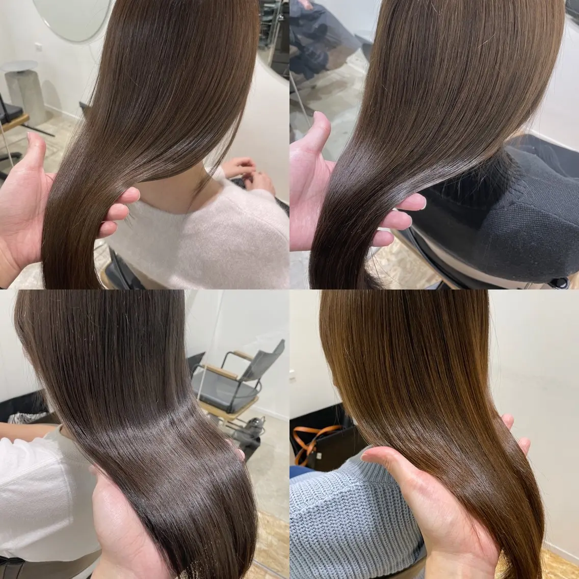 セミロング カラー 髪質改善とカラー特化 ✨Hito.nowaのヘアスタイル