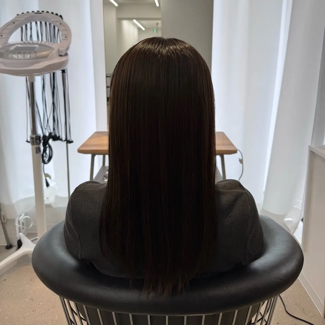 ロング パーマ 縮毛矯正 縮毛矯正 内田 愛莉のヘアスタイル