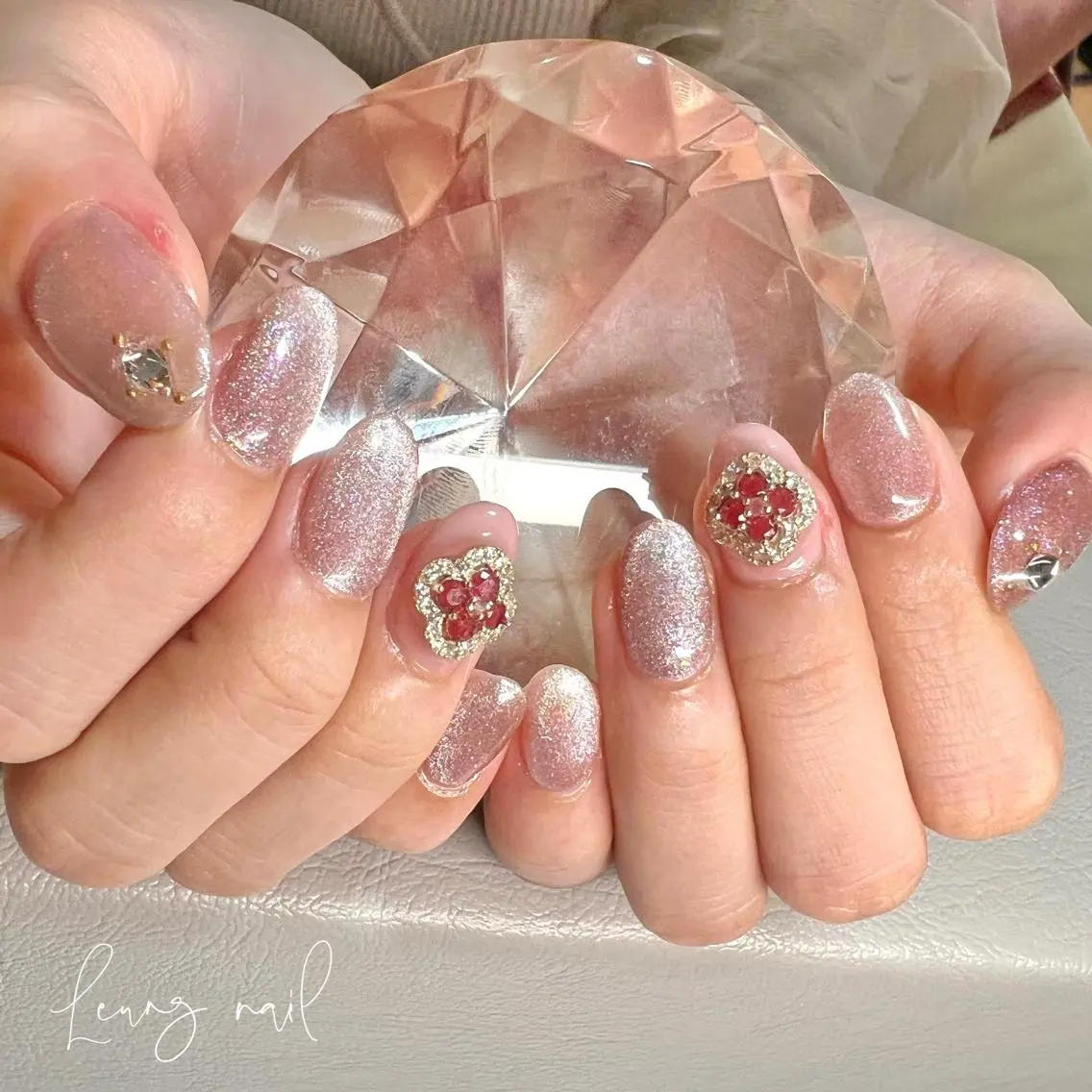 ネイル マグネットネイル ハンドネイル ネイルサロン Leung nailのネイルデザイン