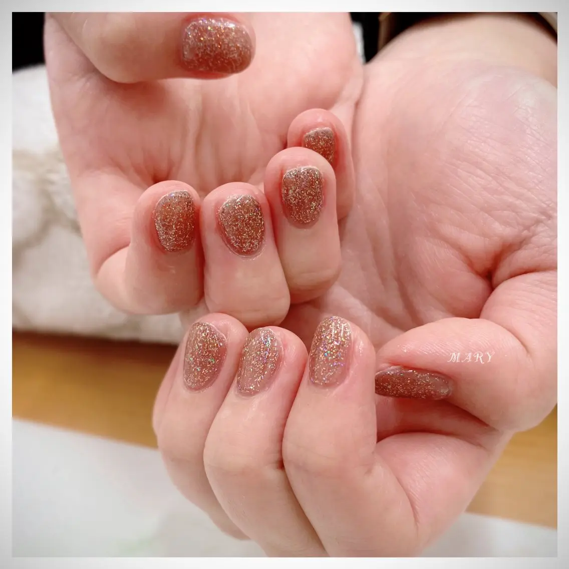 ネイル フラッシュネイル キラキラネイル マグネットネイル ニュアンスネイル ワンカラーネイル Mary nail .narumiのネイルデザイン