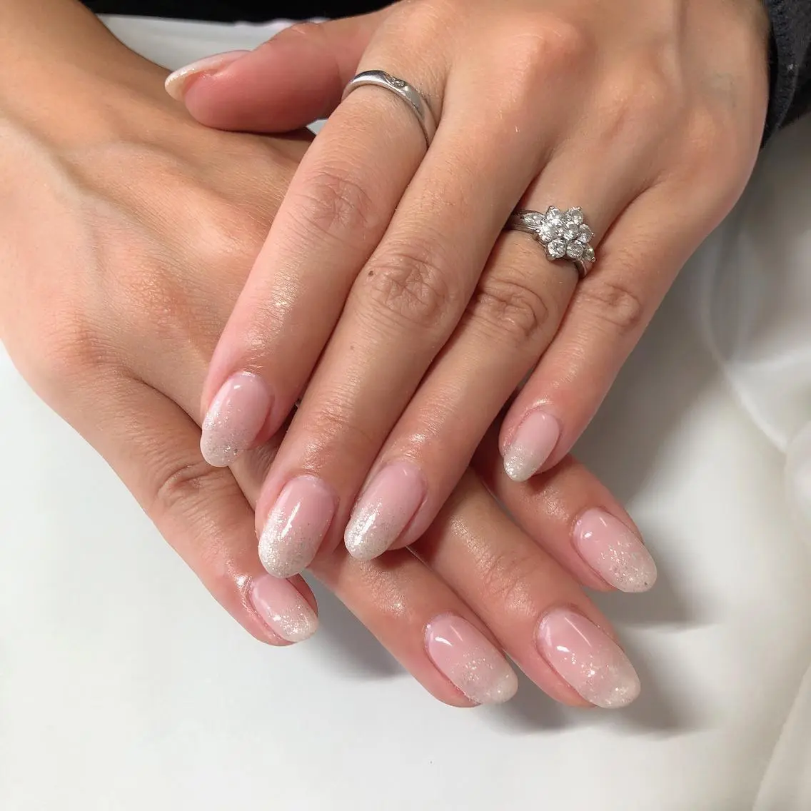 ネイル ラメ(グリッター) ラメグラデーション ワンカラーネイル nails 🎀meのネイルデザイン