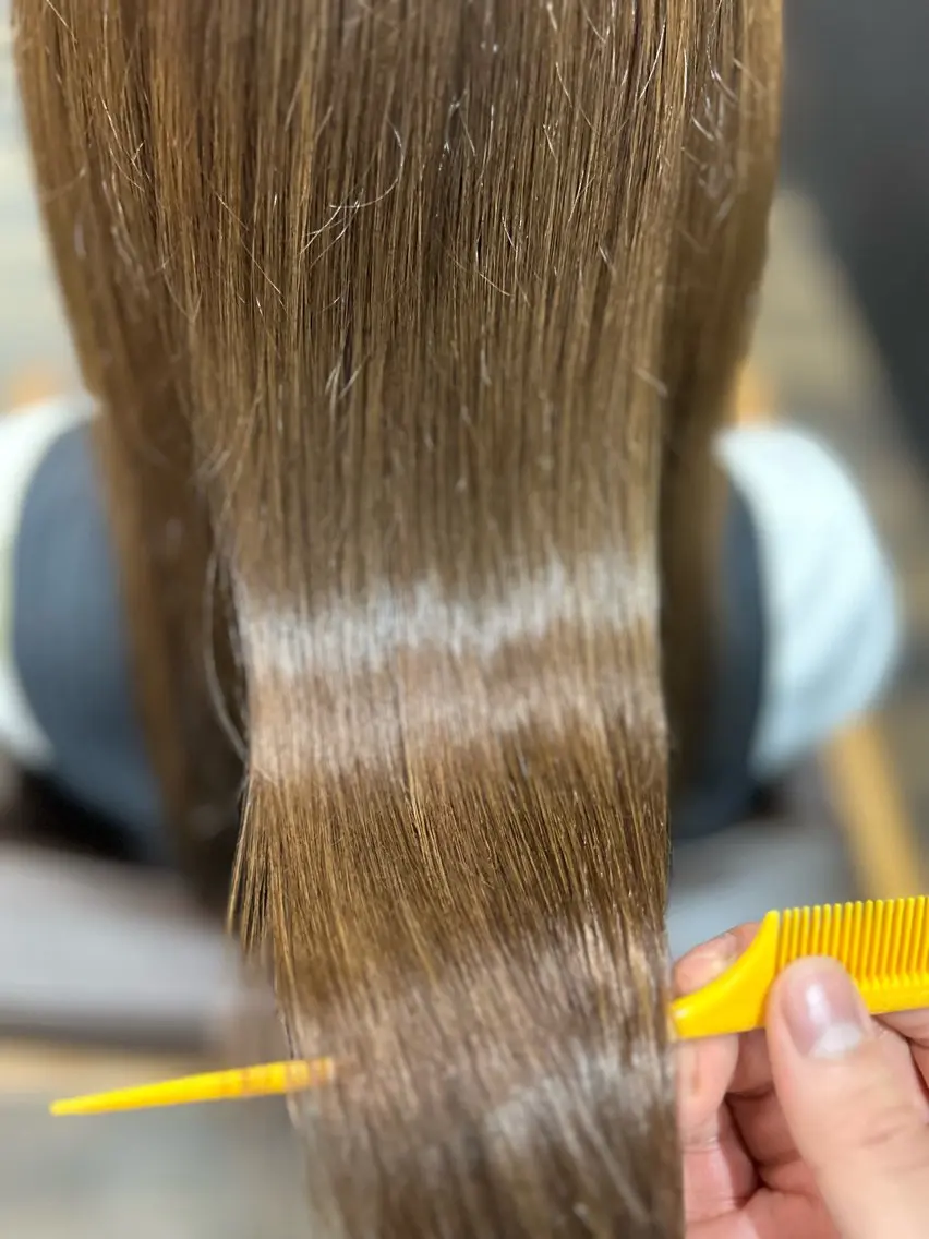 ロング パーマ 縮毛矯正 ストレートパーマ フルヤ タクミのヘアスタイル