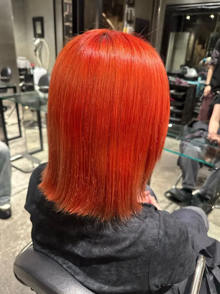 ショート ヘアカラー 清水 奈寧のヘアスタイル