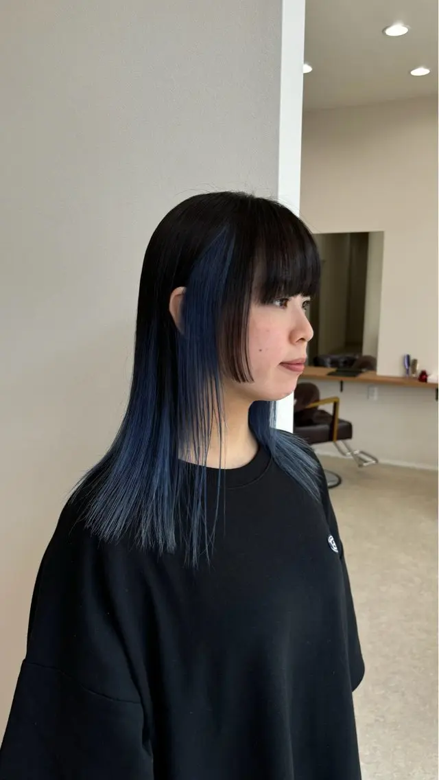 カラー 能勢 莉里花のヘアスタイル