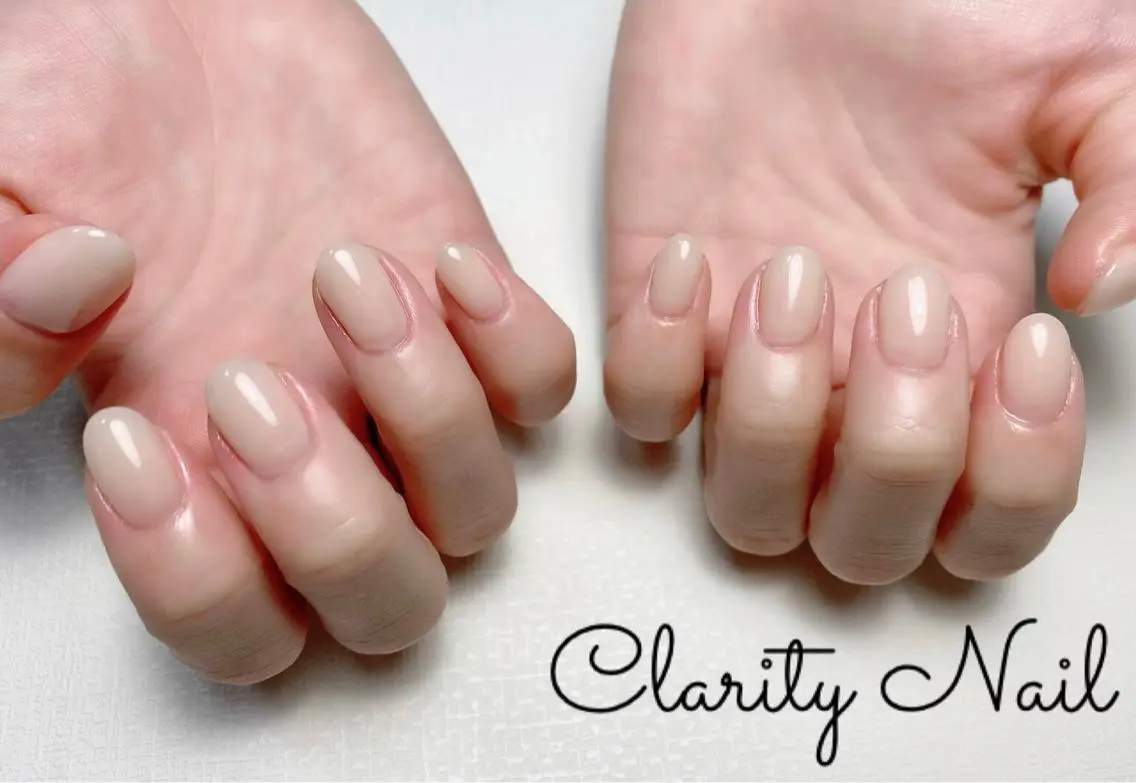 ネイル ワンカラーネイル ハンドネイル Clarity Nailのネイルデザイン