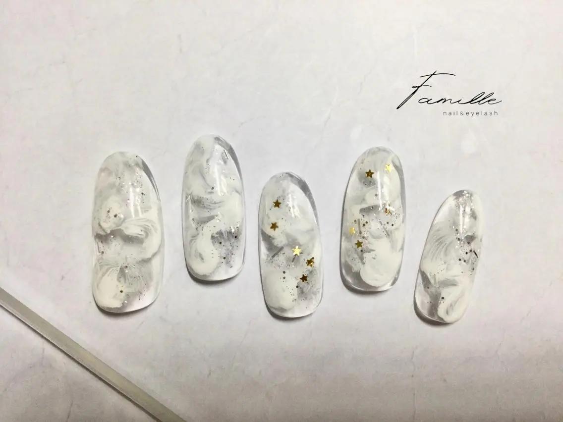 定額Aコース💅デザインサンプルの中から選べます✨配置変更・色変え可能☝️の写真