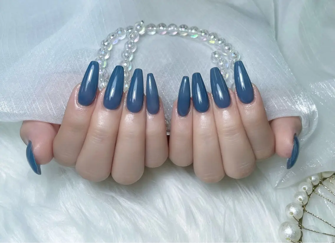 ネイル 長さ出し ジェルネイル 韓国ネイル 持ち込み ニュアンスネイル ハンドネイル King Nail_Salonのネイルデザイン
