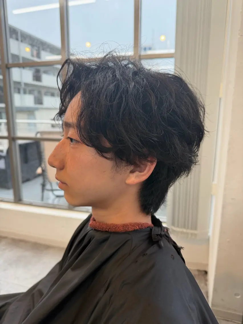 パーマ メンズ シエル岡山店 行司　圭佑のヘアスタイル