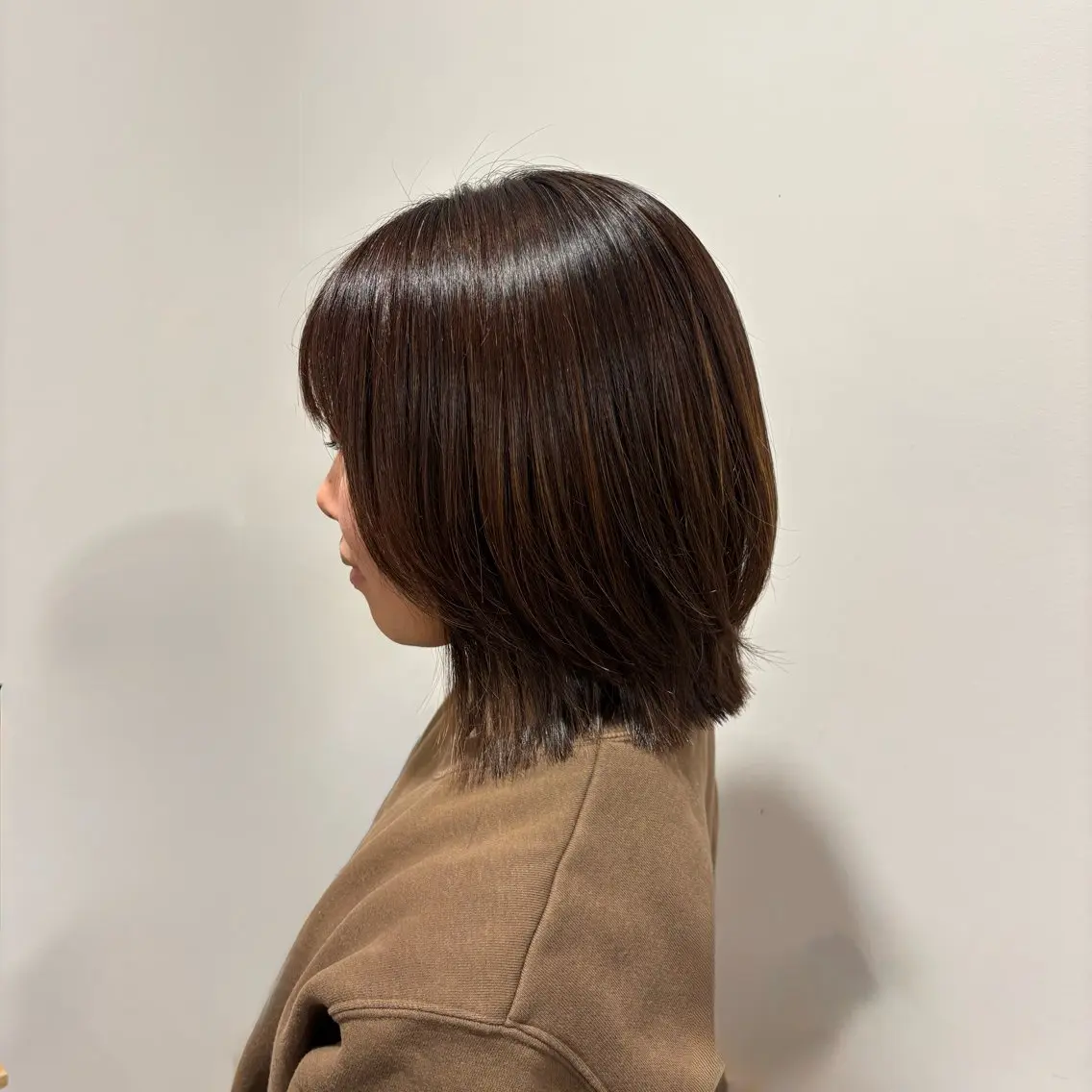 ミディアム ボブレイヤー ボブ レイヤーカット ボブ/外国人風カラー 🩵mikiのヘアスタイル