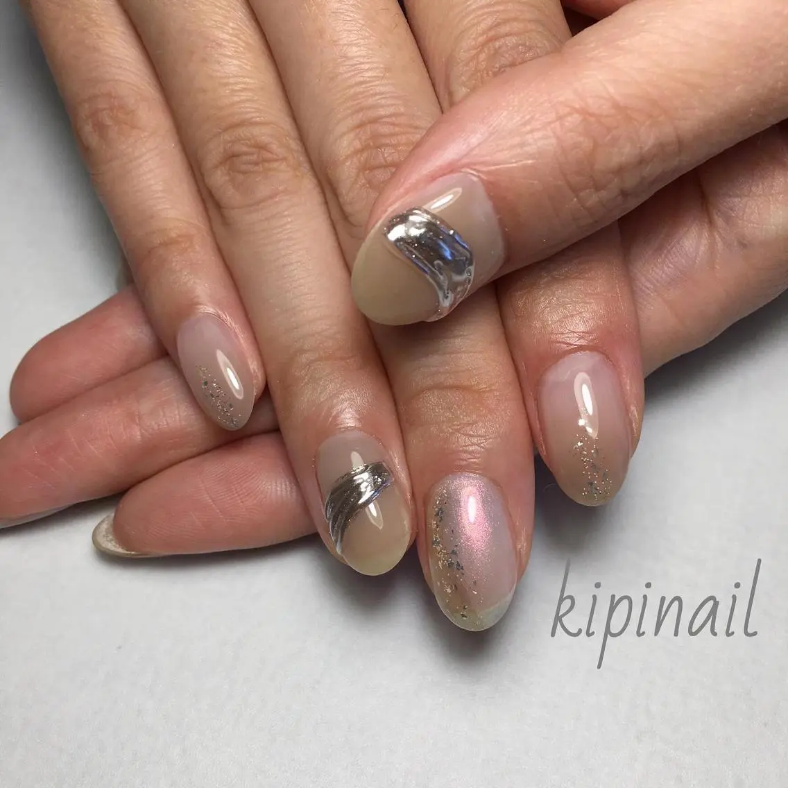 ネイル アートネイル kipinail 川﨑えりかのネイルデザイン