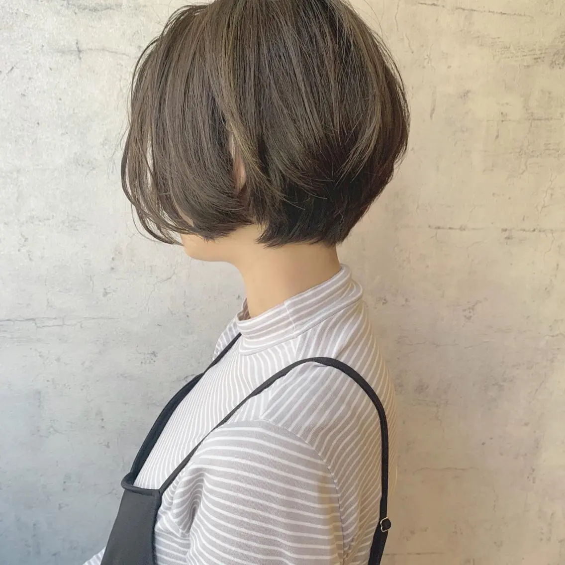 ショート カラー ベージュカラー グラデーションカラー 池田 真由美のヘアスタイル