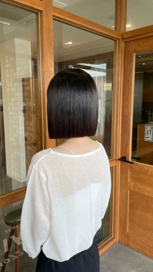 ショート ボブ 澤田 真凛のヘアスタイル