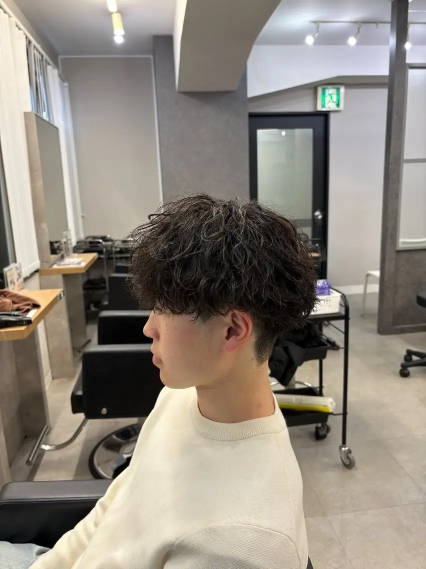 パーマ メンズ パーマ トリートメント トレンド🔥メンズ 特化🔥佐藤　正輝のヘアスタイル