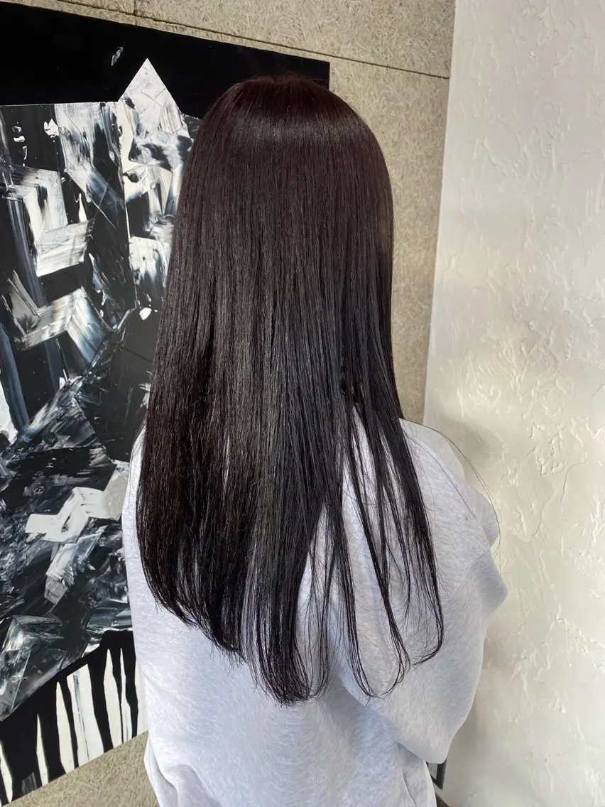カラー ブリーチ ブリーチなしカラー KUBO HADUKIのヘアスタイル