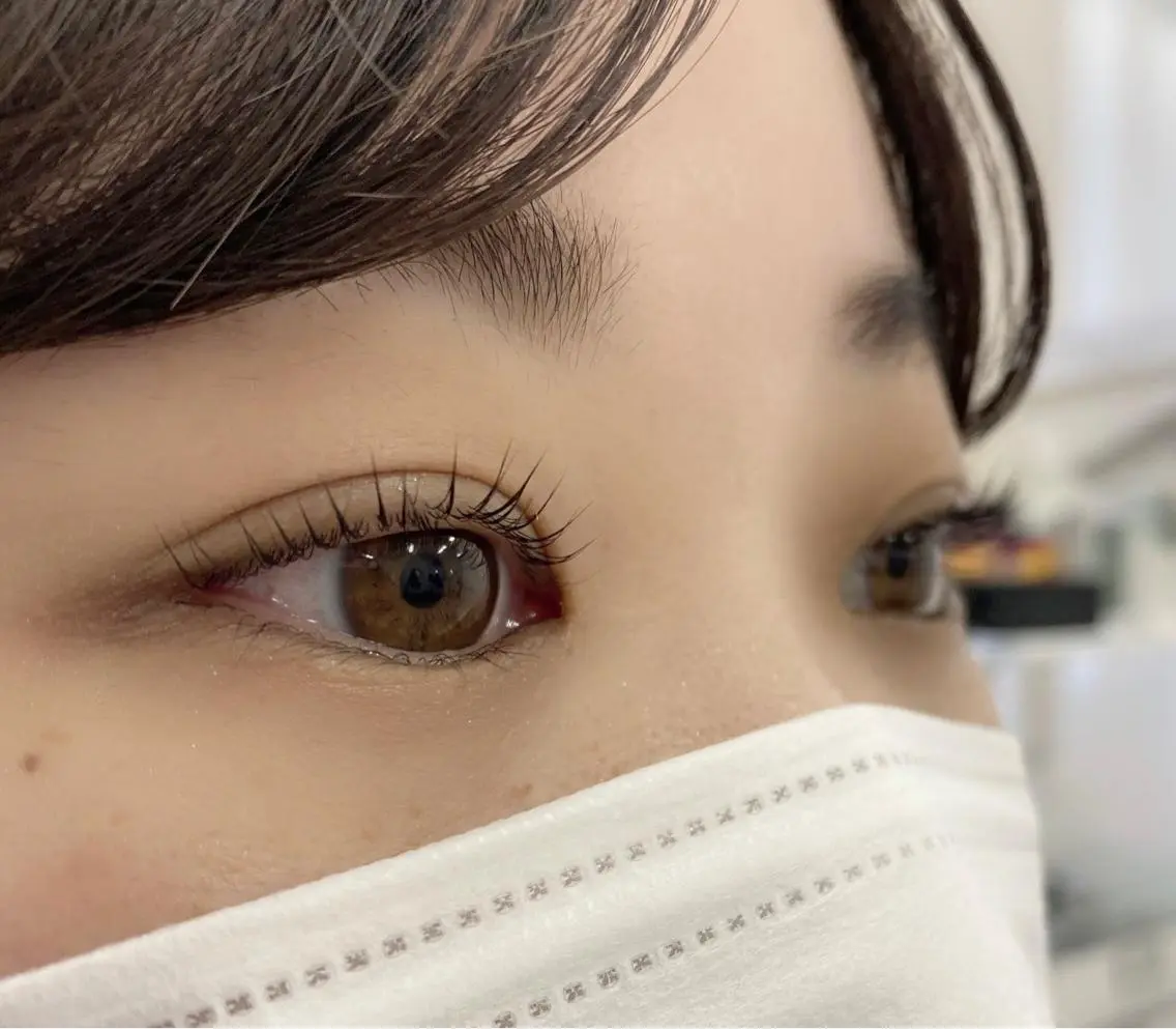 マツエク・マツパ 一重×まつ毛パーマ マツパ Shihomi Moriのマツエク・マツパデザイン