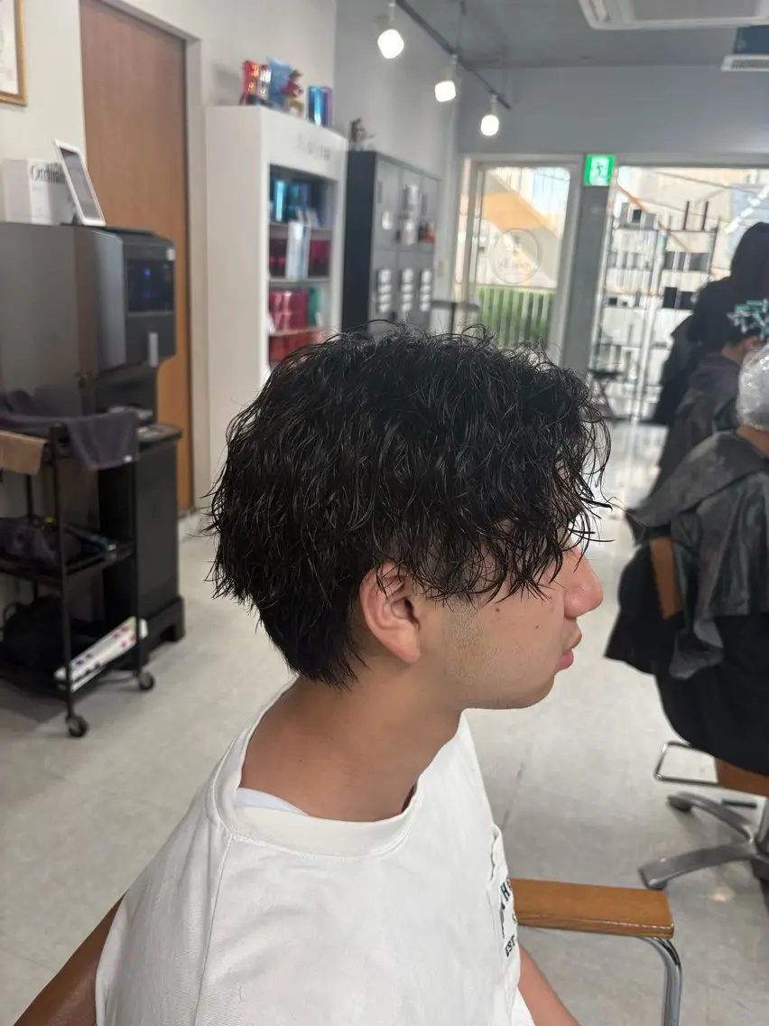 パーマ メンズ 下北沢メンズパーマ 特化園田　楓莉のヘアスタイル