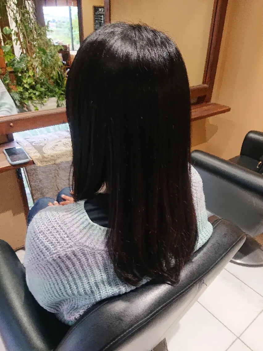 ロング 青山 早智子のヘアスタイル