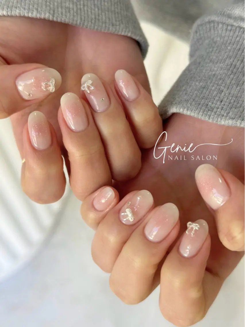 ネイル チークネイル 韓国ネイル ハンドネイル Nail salon Genieのネイルデザイン