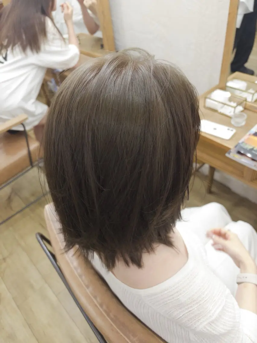 ミディアム カラー ヘアカラー SHO 👻原宿 /艶カラーのヘアスタイル