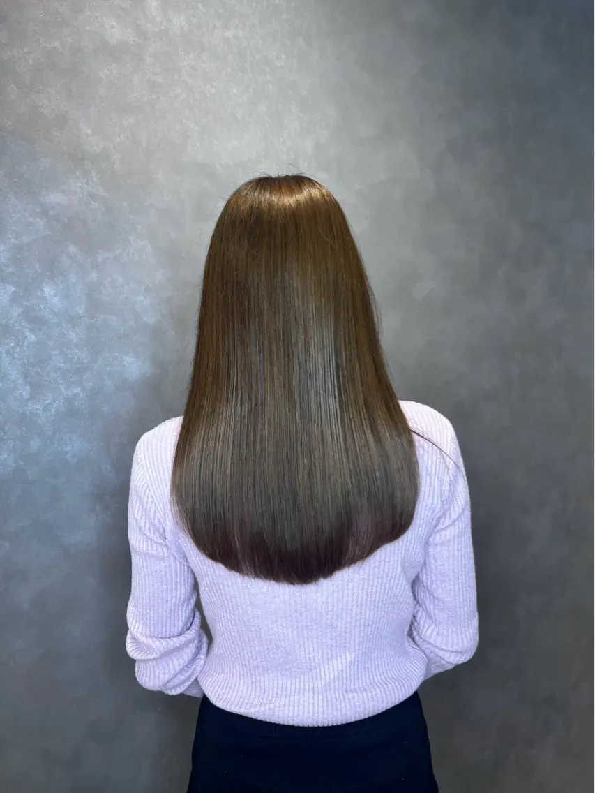 カラー 透明感カラー グレージュ オリーブグレージュ オリーブグレー ヘアカラー レイヤー透明感 仙台\RIKUのヘアスタイル
