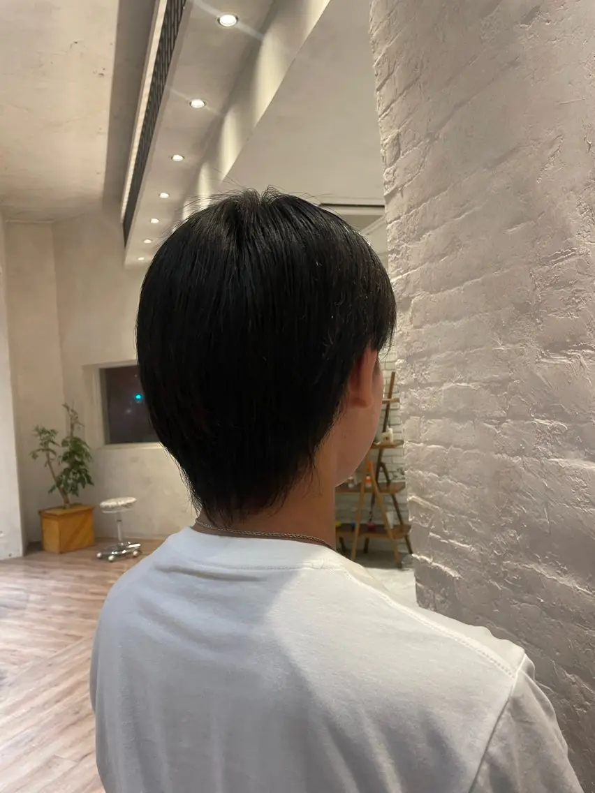 メンズ シモカワ マシロのヘアスタイル