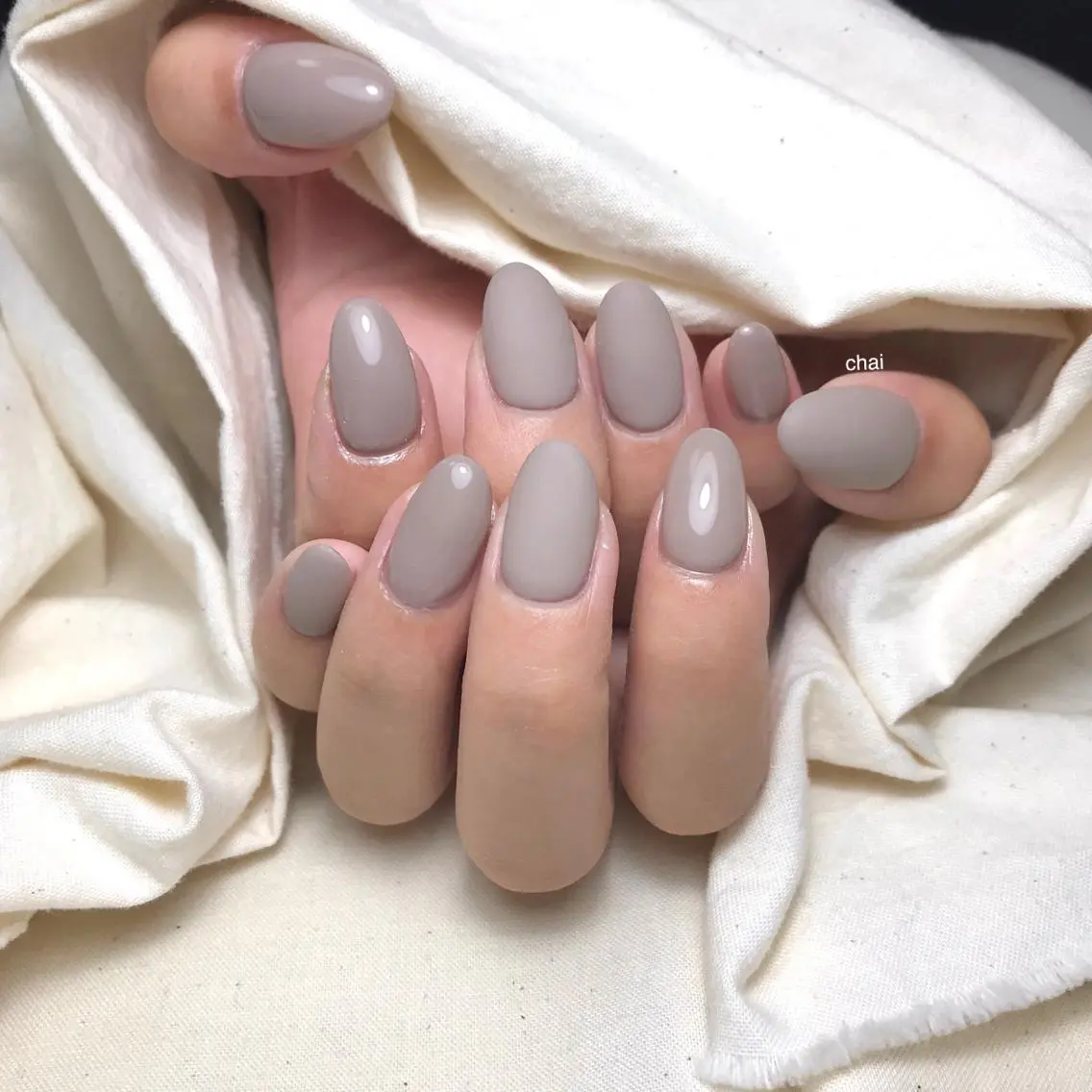ネイル マットネイル ハンドネイル chai nail _ai📍鶴橋/桃谷のネイルデザイン