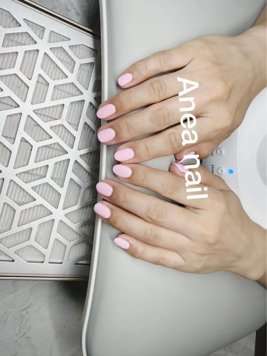 ネイル ワンカラーネイル ピンク シンプルネイル Anea Nailのネイルデザイン